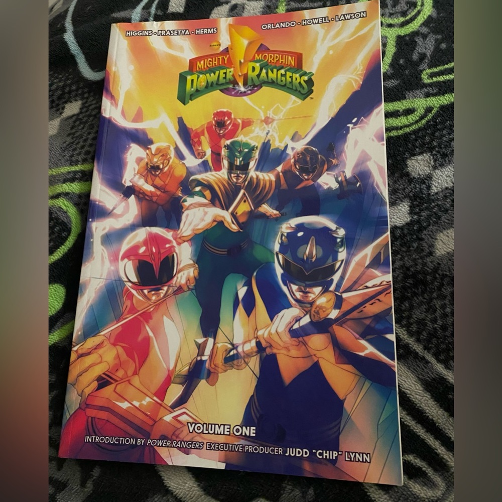 Mighty Morphing Power Rangers Volume 1 by Kyle Higgins paperback slightly used